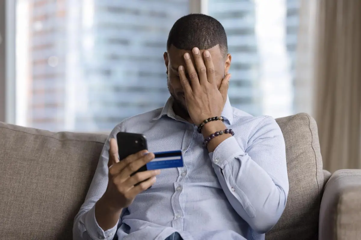 customer frustrated with in-app payments process